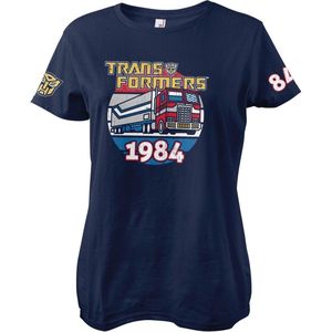 Transformers Optimus Prime Of 1984 Girly Tee Damen T-Shirt Navy-S