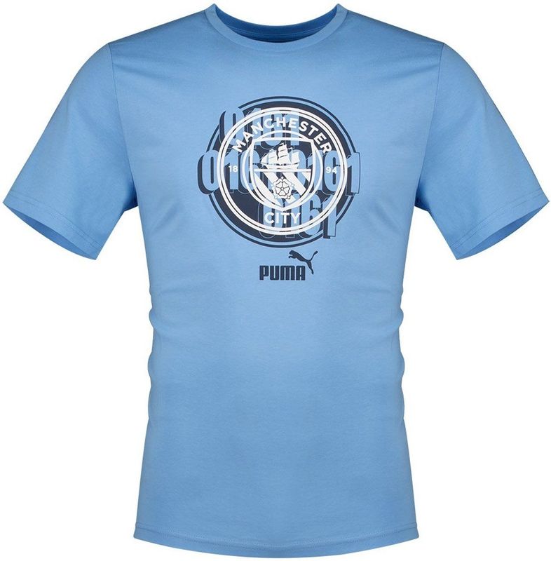 Puma Manchester City Fc Culture T-shirt Met Korte Mouwen Blauw