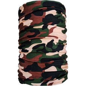 Multifunctionele Bandana - Camouflage - Leger - Masker
