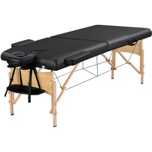 Inklapbare massagetafel 2 zones - Verstelbaar hoogte en ruimtebesparend met draagtas