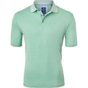 Redmond regular fit poloshirt - groen melange