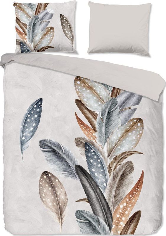 Good Morning - Eina - Dekbedovertrek - Meerkleurig - Lits-Jumeaux (240x220 cm) - Katoen Flanel