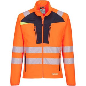 Portwest - DX4 Hi-Vis Zip Base Layer - Oranje/Zwart - Werkjas