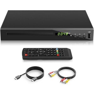 DVD Speler met HDMI - Blu Ray Spelers - Externe DVVD Speler - Zwart
