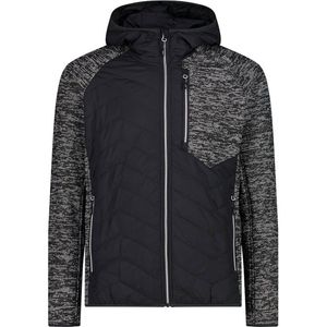 Cmp - Hybrid Fix Hood - Jas - Zwart - Hybride met Thermische Gewatteerde Vulling