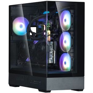 Intel Core i9-12900 Game PC/ Streaming computer waterkoeling - Nvidia GeForce RTX 5070 12GB – 32GB RAM – 4.0TB M.2 SSD – Win11 Pro - P40 zwart