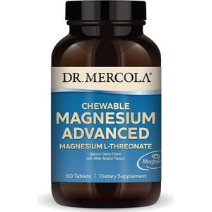 Dr. Mercola - Chewable Magnesium Advanced - Magnesium L-Threoate - 60 tabletten