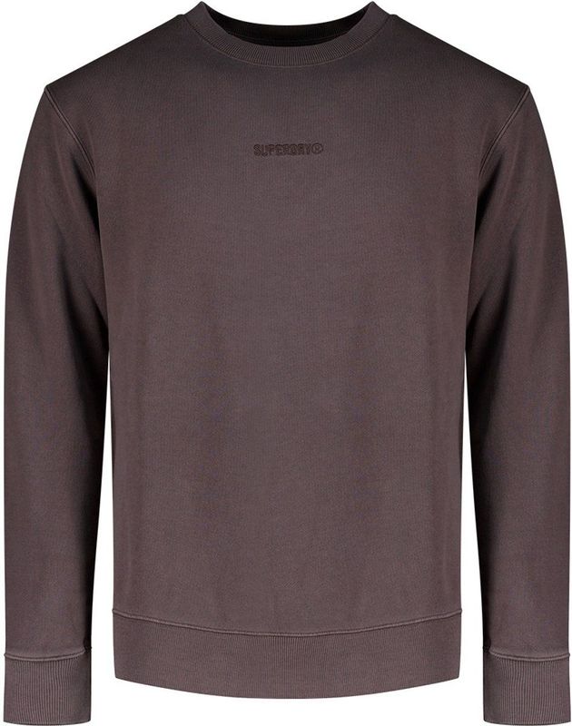 Superdry - Sweatshirt - Heren - Ronde Hals - Licht Geborsteld