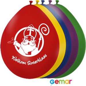 Ballonnen Welkom Sinterklaas Assortiment (Lucht)