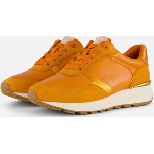 Tamaris Sneakers oranje Leer - Dames - Maat 38