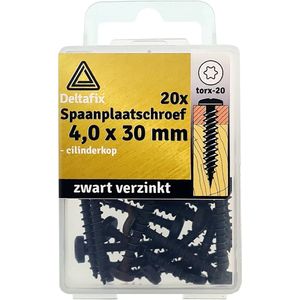 Spaanplaatschroef CK TX-2 (zwart VZ 4.0x30MM - 15 stuks
