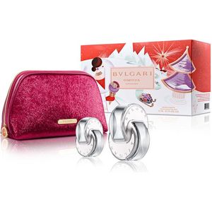 Bvlgari Omnia Crystalline - Giftset - Eau de Toilette 65 ml + Eau de Toilette 15 ml + Luxe Bvlgari Pouch - Exclusive Edition