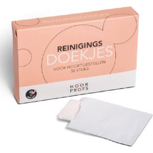 HoorProfs - Reinigingsdoekjes - 30 Stuks - Alcoholvrij