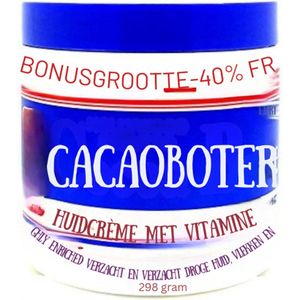 Cacaoboter Huidcrème 298g - Intensieve Hydratatie - Verzorgt Droge Huid - Rijke Voeding Voor Een Zachte En Soepele Huid