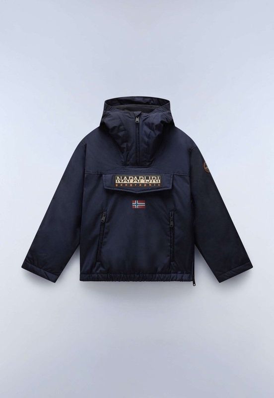 Napapijri - Rainforest Next - Anorak - Blauw - 100% Gerecycled Polyester