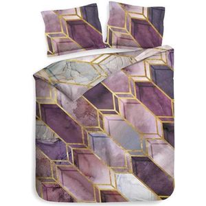 Heckett & Lane Demi - Dekbedovertrek - Lits-jumeaux - 260x200/220 cm - Quartz Purple