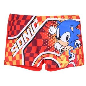 Sonic The hedgehog Zwembroek Rood Maat 104