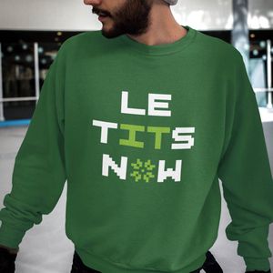 Foute Kerst Trui Groen Le Tits Now XS