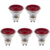 SPL - GU10 LED Lamp - Rood - Dimbaar - 5W - 5 Stuks
