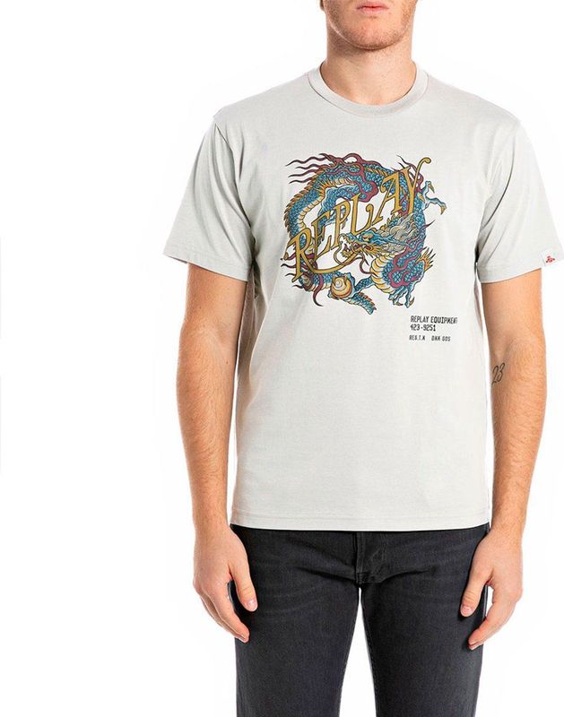 Replay - M3207.000.2660 - T-shirt - Wit