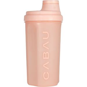 Cabau Shakebeker Transparant Pink (700 ml) - BPA-vrij - Klontvrij inclusief zeef - Proteïne Shaker - Voor jouw eiwit-en maaltijdshakes - Vaatwasser vriendelijk