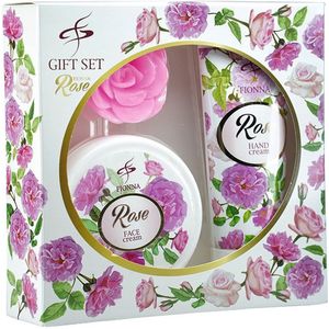 Set van 3 producten met Rozenolie uit Bulgarije - gezicht creme - hand creme - zeep 3st