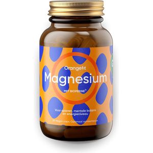 Orangefit Magnesium - 60 tabletten - Magnesium bisglycinaat - Mineralen - Supplementen - Voor Slaap & Energie