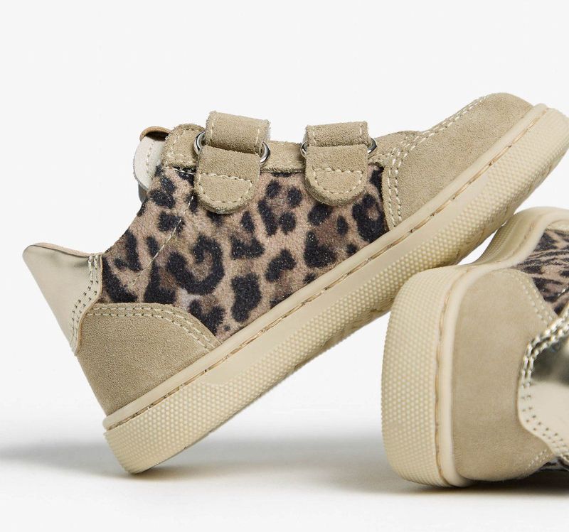 Nerogiardini Velours Perseo Bone Sneakers T.Aida Leo Wit+Ir T.Brill Pl - Streetwear - Kind