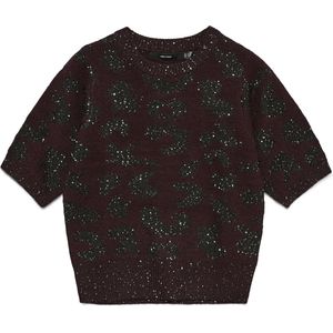 Vero Moda - Vmzuzu 2/4 O-neck Pullover - Winetasting - Dames