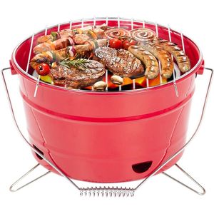 Draagbare tafelgrill - rookloze BBQ Grill - Mini tafelblad houtskoolgrill voor één