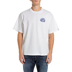 Replay M6990.000.23454 T-shirt Met Korte Mouwen Wit 2XL Man