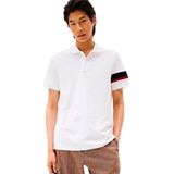 Tommy Hilfiger Rwb Regular Fit Korte Mouw Poloshirt Wit S Man