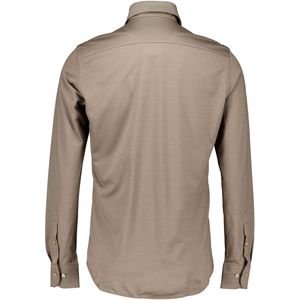 Profuomo - Business Hemd - Bruin - Lange Mouw - PPWH30026B/H1