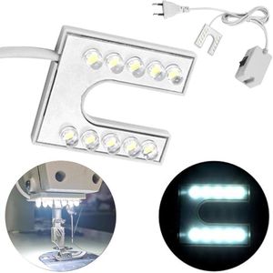 Flexibele LED-lamp met Magnetische Voet voor Naaimachines - Perfecte Verlichting en Energiebesparing