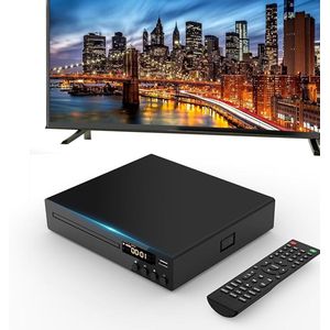 DVD Speler met HDMI - Haarscherpe Beeldkwaliteit - Geschikt voor Moderne TV’s - Compact en Gebruiksvriendelijk Design - Voor Films, Series en Muziek - Betrouwbare Entertainmentoplossing voor Thuis