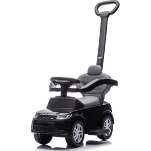 Land Rover Discovery - 2-in-1 Loopauto voor Kinderen - 1 tot 3 jaar - Zwart