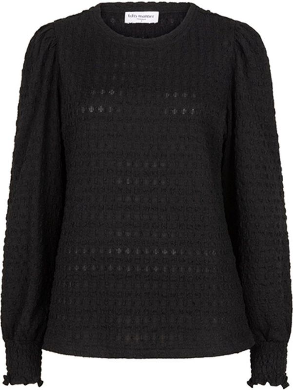 Lofty Manner - T-shirt - Zwart - Top Thyrsa - Dames