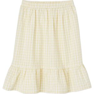 Meisjesrok - Ruitjes - Geweven - 100% Katoen - Ruches