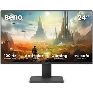 24 Inch Gaming Monitor met 100Hz, IPS, 1080p FHD, Flicker-free en Oogbescherming