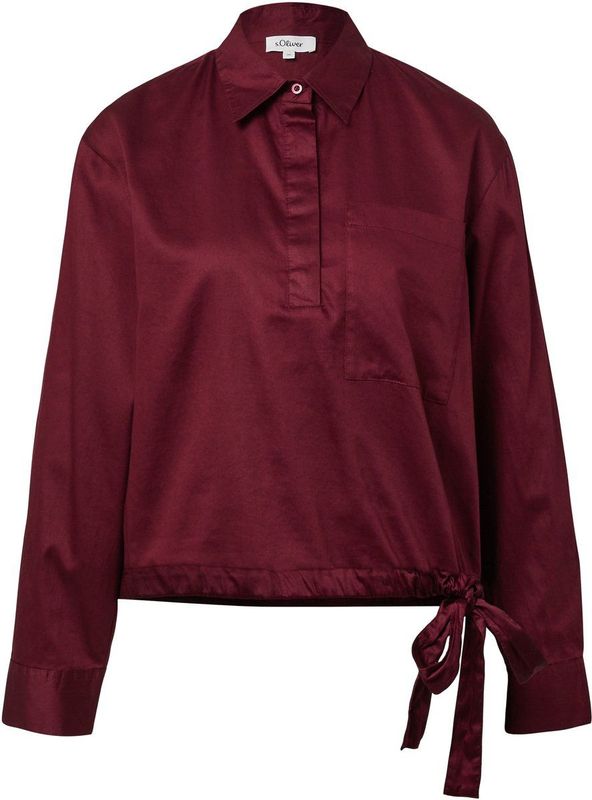 s.Oliver - Blouse - Katoensatijn
