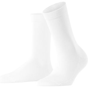 FALKE Family duurzaam katoen sokken dames wit - Maat 39-42