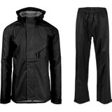 AGU Passat Regenpak Essential - Zwart - XS - Dames & Heren - Waterdicht