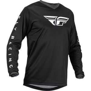 Fly Racing MX Jersey F-16 Black White 3XL - Maat -