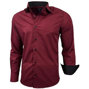 Slimfit Overhemd voor Heren - Gemakkelijk te Strijken en Lange Mouwen