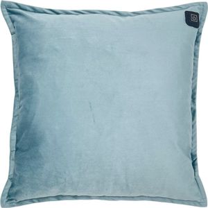 Warmpi® Draadloos Warmtekussen incl. Warmpi® Powerbank (10.000mah) - Fluweel Zee - Elektrisch verwarmd sierkussen met geïntegreerde kabel van 3m voor opwarming via stopcontact of USB Poort - 3 standen - Kussen 45x45 cm - Zachte Velvet stof