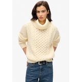 Superdry - Cable Roll Neck Jumper - Gebreide Trui - Hoge Hals