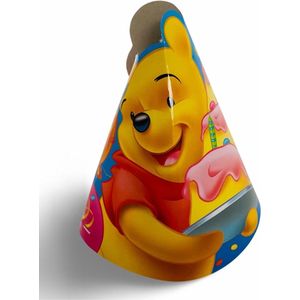 Disney - Winnie the Pooh - punthoedjes karton - 12 stuks
