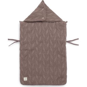 Jollein Voetenzak voor Autostoel & Kinderwagen - Spring Knit - Chestnut