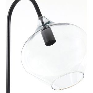 Light & Living Vloerlamp Rakel - Zwart - 45x28x160cm - Luxe - Staande lamp voor Woonkamer - Slaapkamer