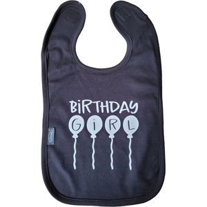 Birthday girl - slab - verjaardag - geschenk -  baby  - peuter- knoeien